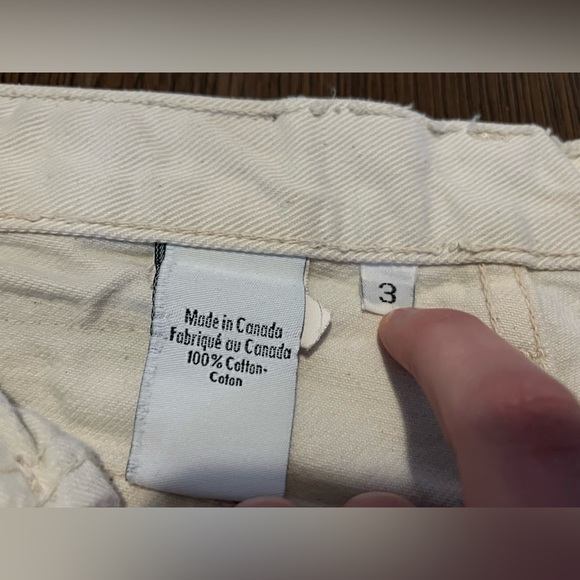 White Denim Shorts - Picture 5 of 6